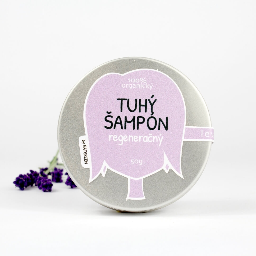 Eat Green EatGreen Tuhý šampon na vlasy - Levandule, 50 g