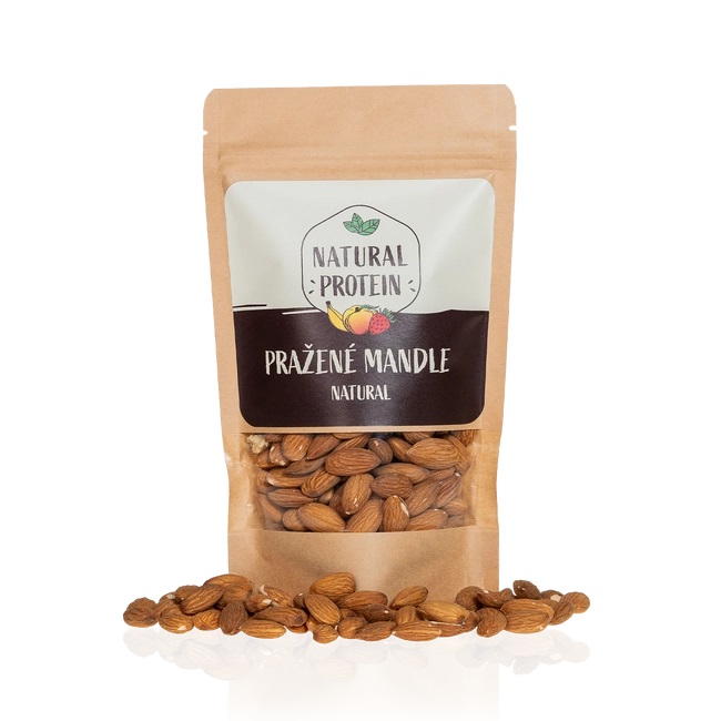 Natural Protein Mandle pražené Natural, Natural Protein, 250 g