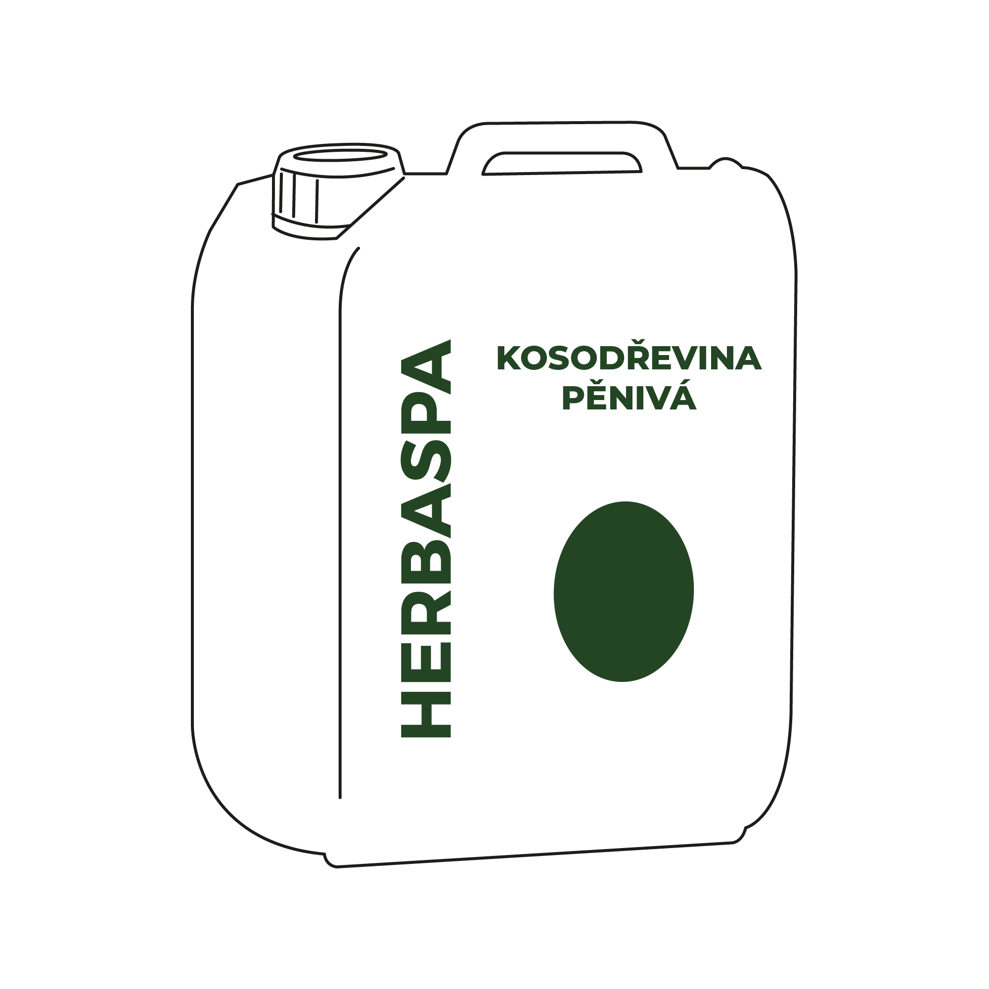 Herbadent HERBASPA Pěnivá bylinná koupel Kosodřevina Objem: 5000 ml
