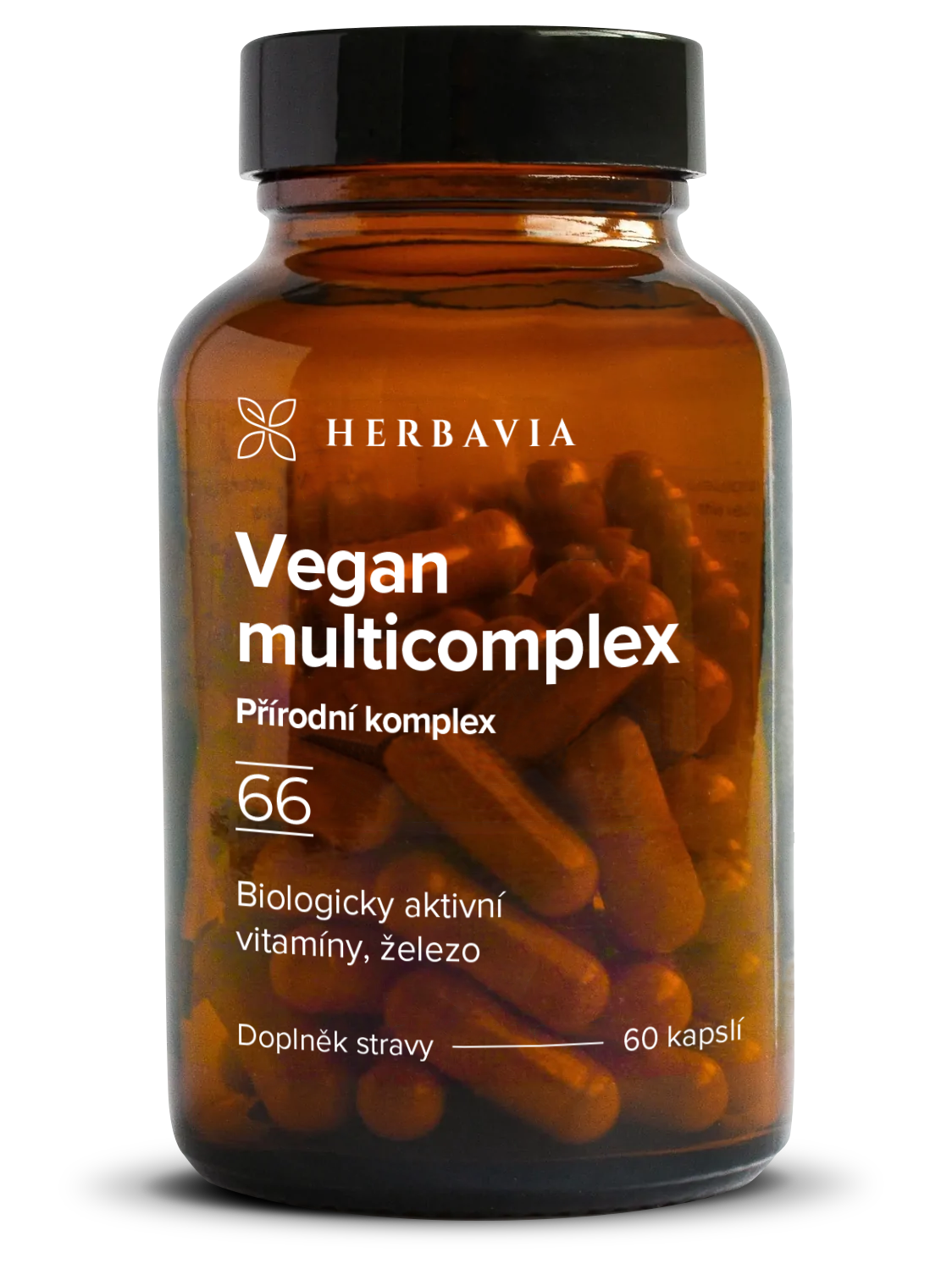 Herbavia Vegan Multicomplex + železo, 60 kapslí