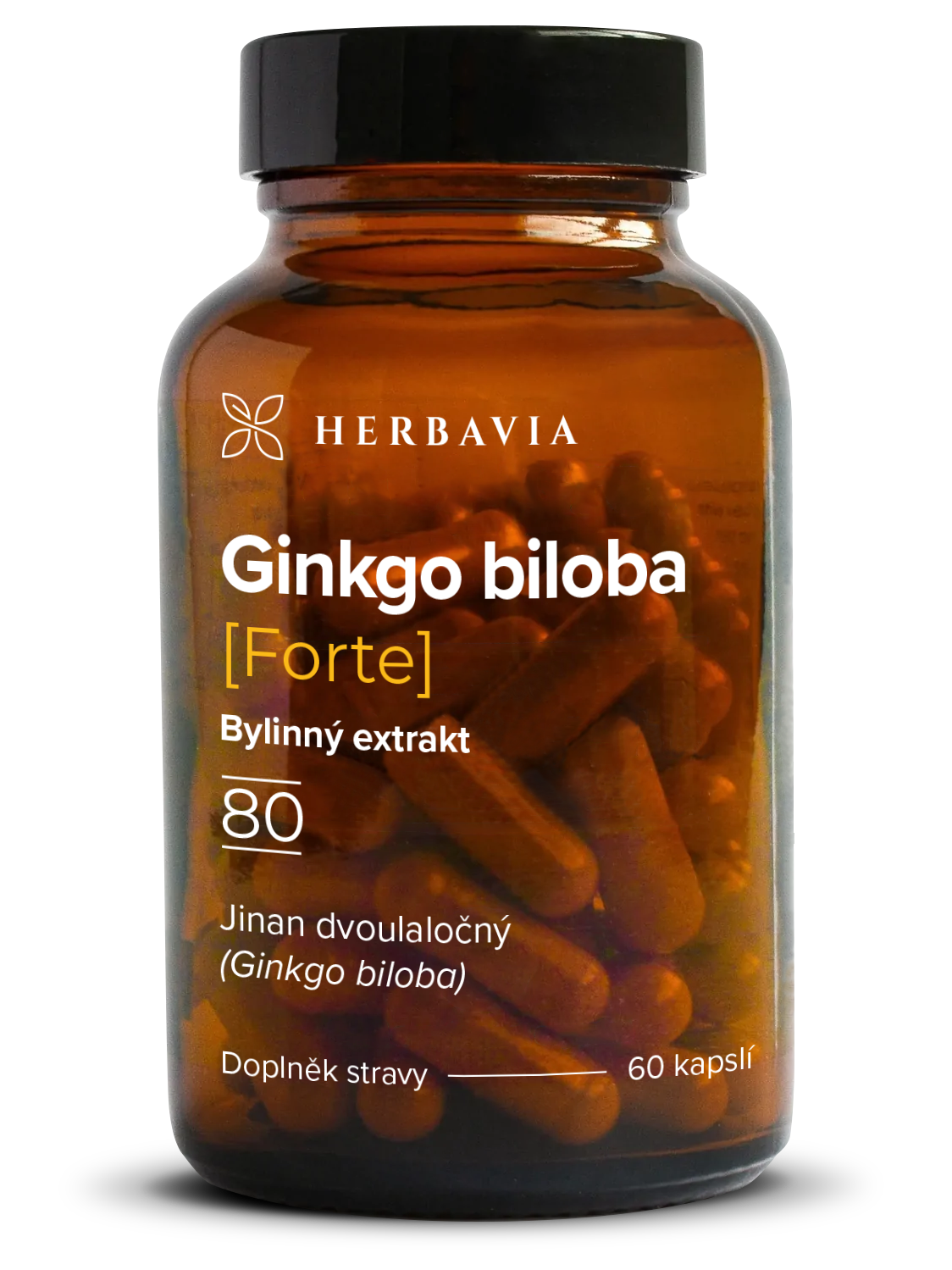 Herbavia Ginkgo biloba FORTE, 60 kapslí