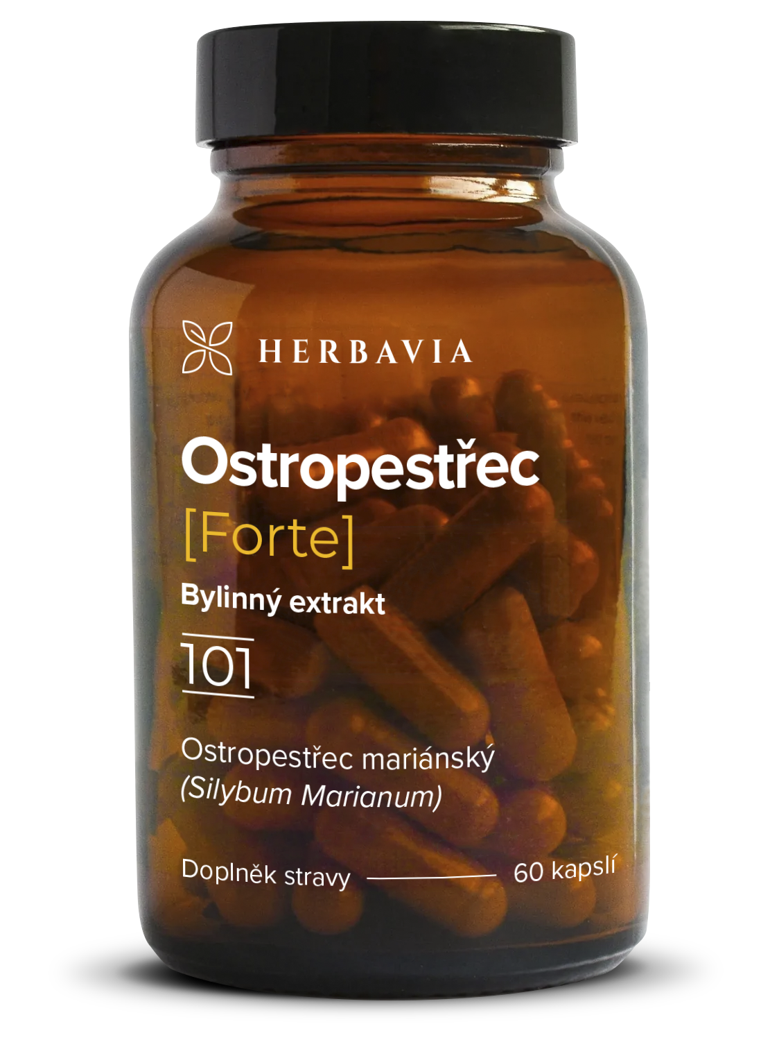 Herbavia Ostropestřec FORTE, 60 kapslí