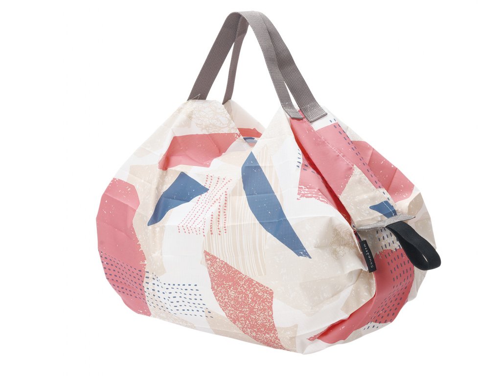 Shupatto skládací taška One Pull- velká, L Barva: Fabric Scraps