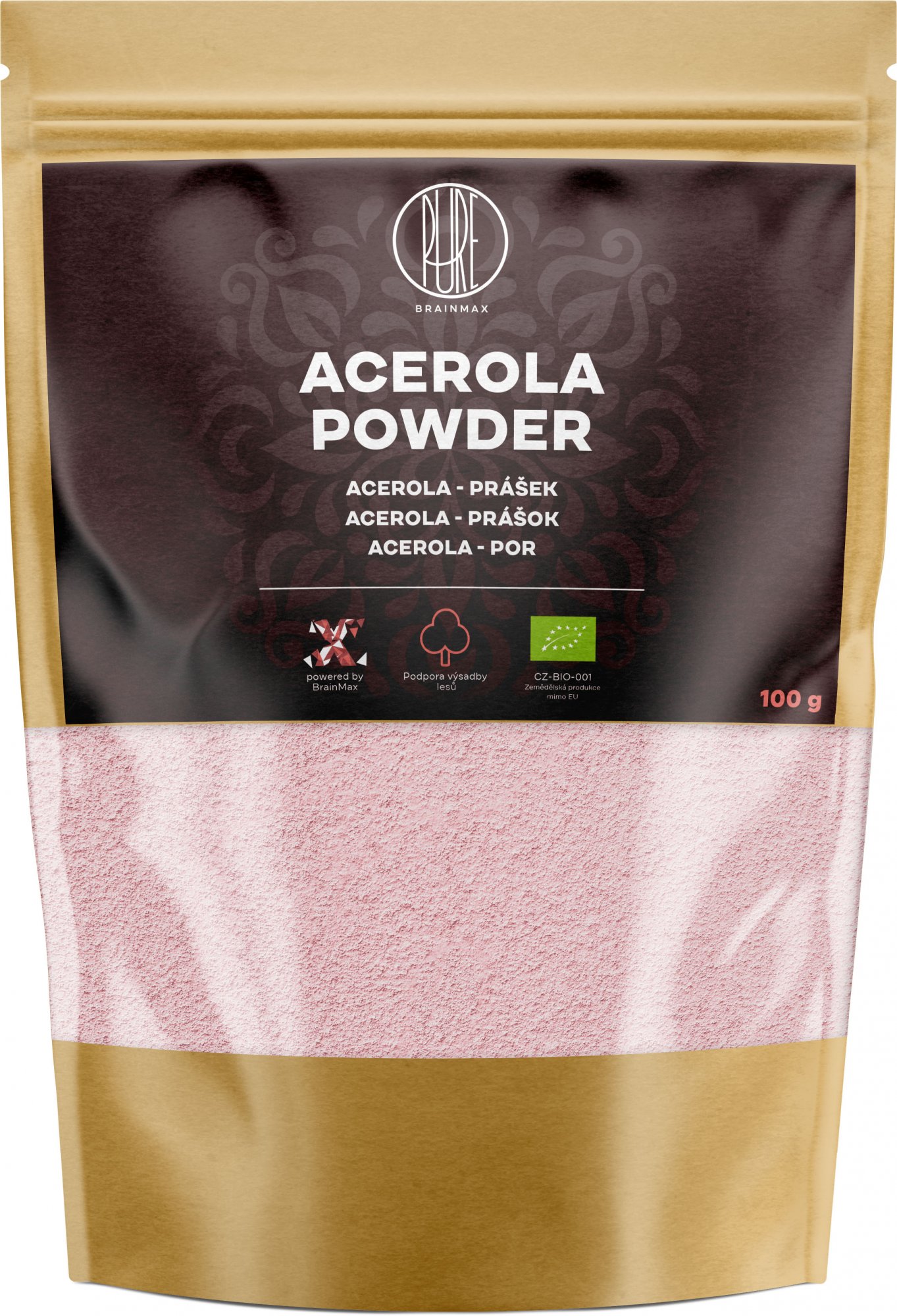 BrainMax Pure Acerola BIO prášek 100g