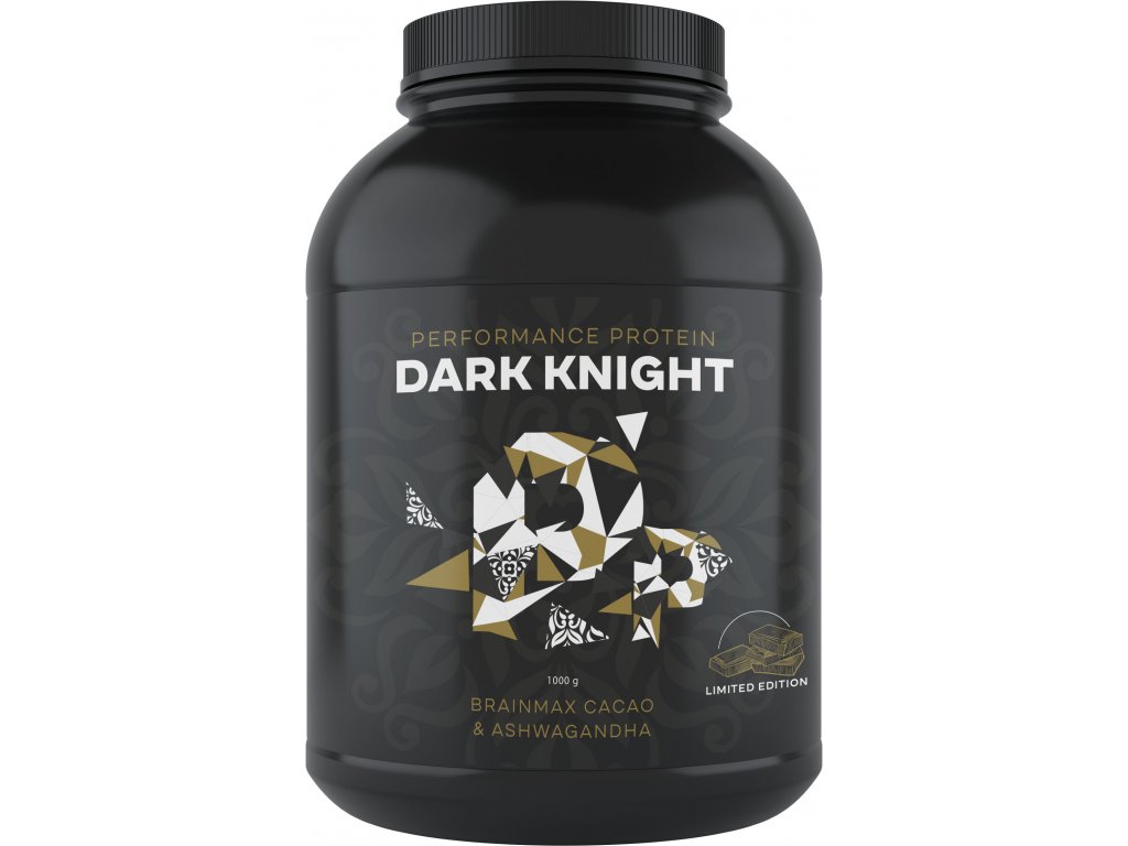 BrainMax Performance Protein Dark Knight 1000 g - Kakao a ashwagandha