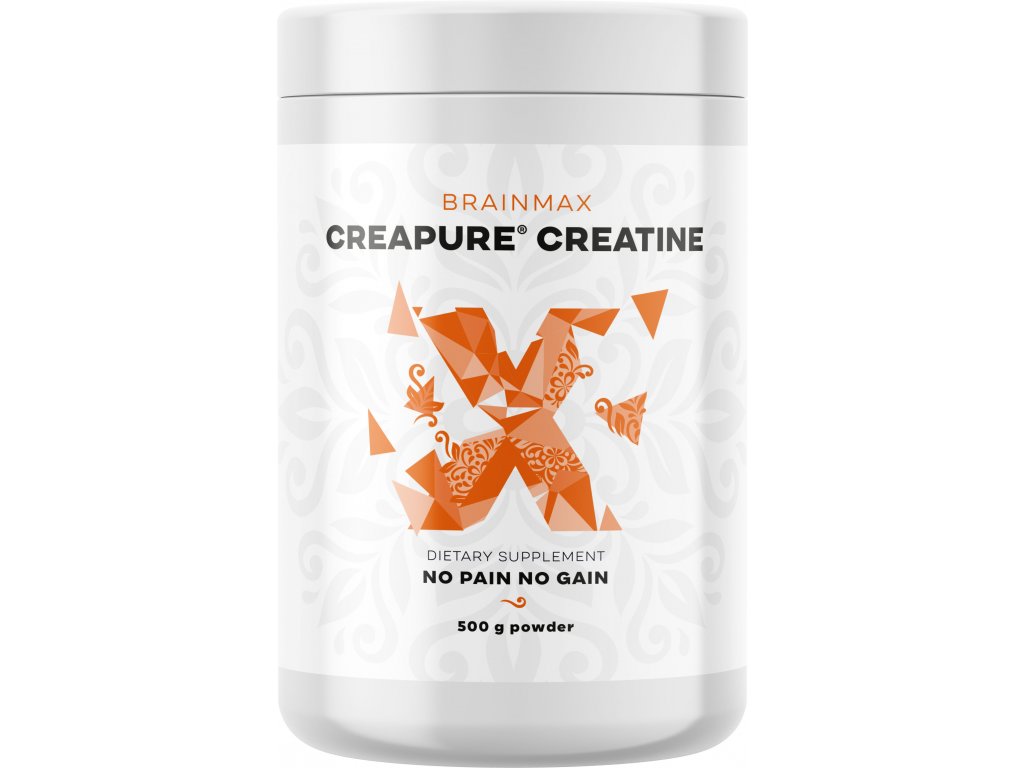 BrainMax Creapure Creatine (Kreatin monohydrát), 500 g