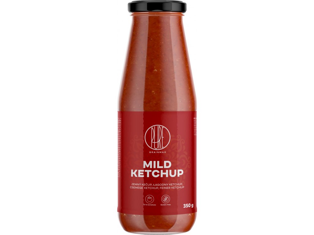 BrainMax Pure Ketchup - mild (jemný kečup) 350 g