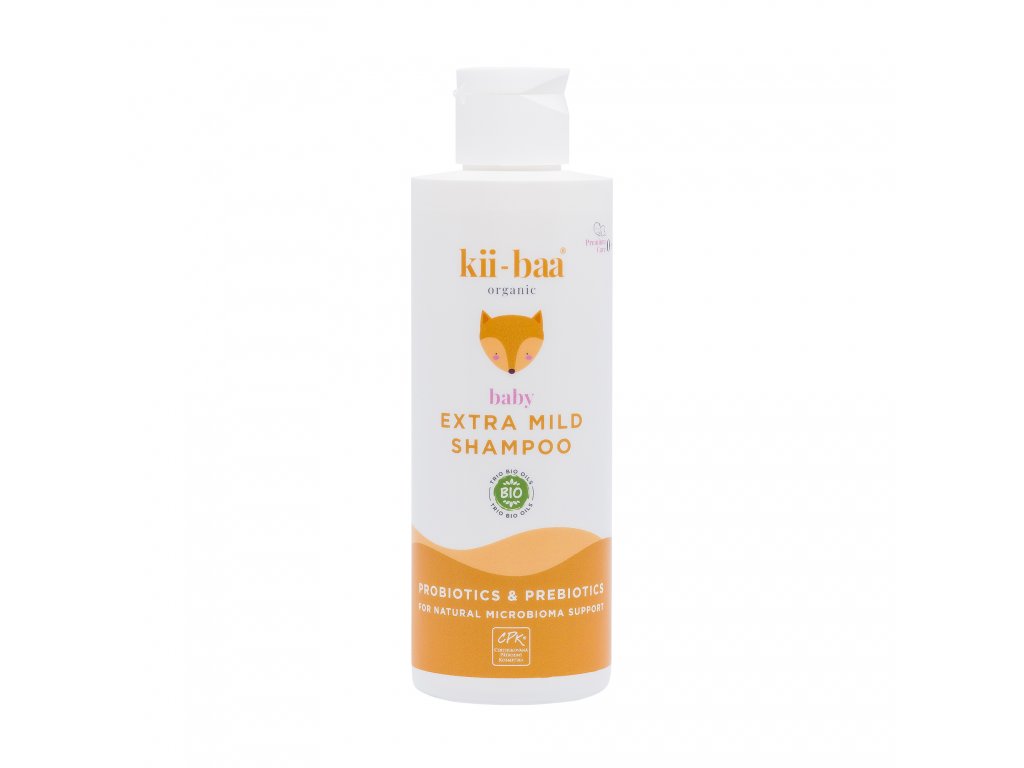kii-baa Extra jemný šampon 0+ s pro/prebiotiky 200ml
