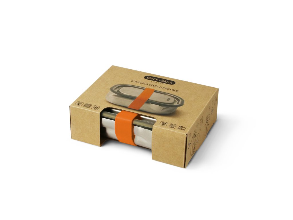 Black+blum Nerezový obědový box, 600 ml Barevný: Orange