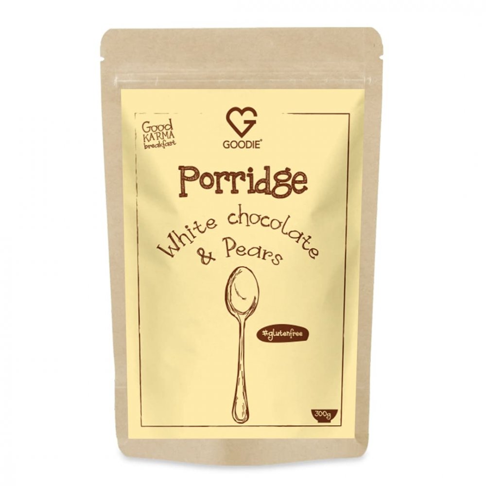 Goodie Ovesná kaše- bílá čokoláda a hruška, 300g