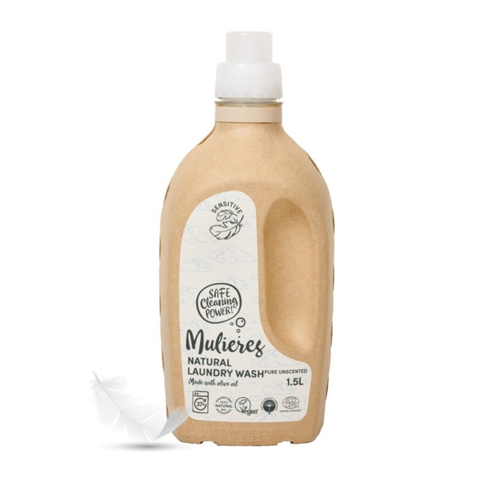 Mulieres Koncentrovaný prací gel BIO - bez vůně, 1,5 l