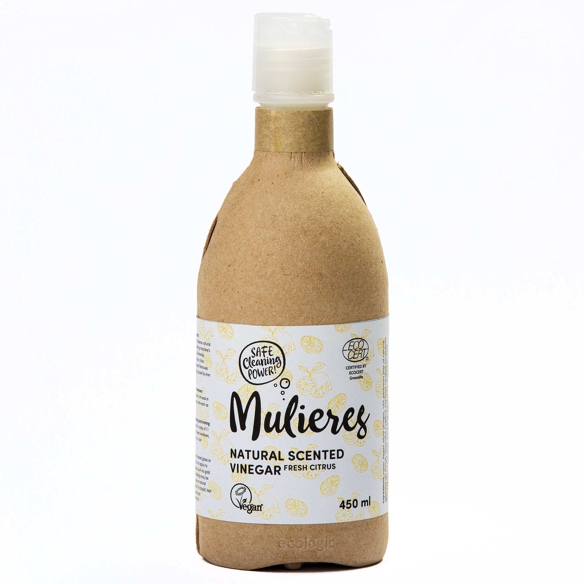 Mulieres Bílý ocet 10% - svěží citrus 100% přírodní, 450 ml