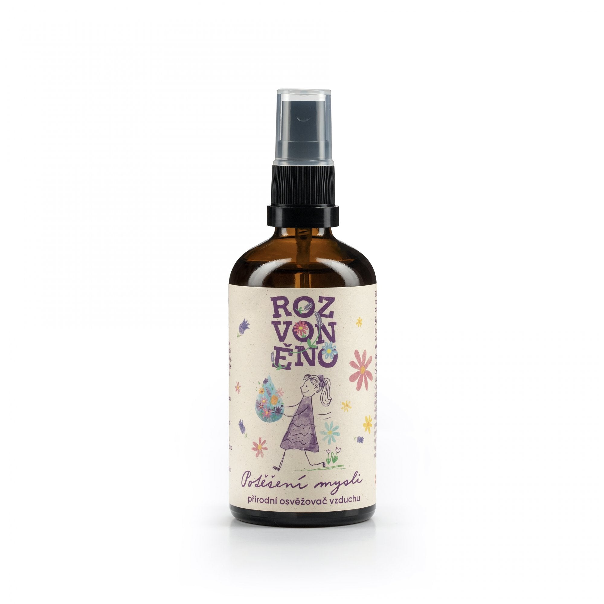 Rozvoněno Osvěžovač vzduchu - Potěšení mysli - s levandulí a citronovou trávou, 100ml