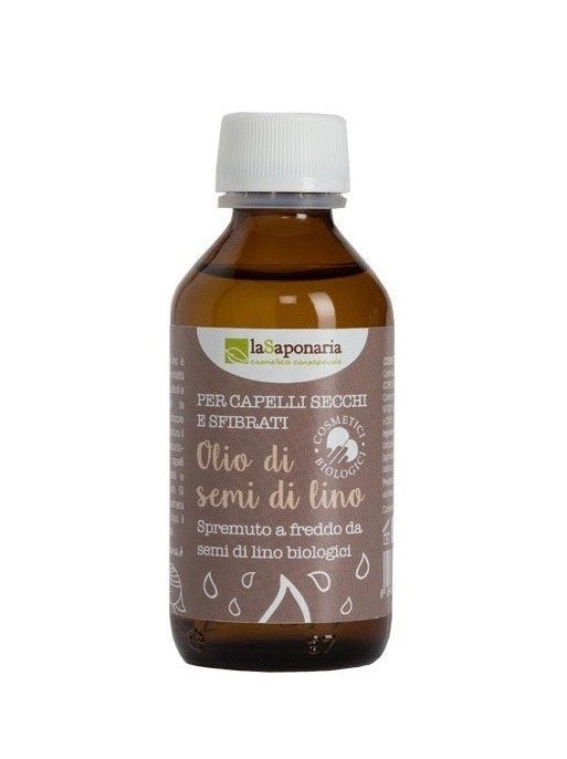 laSaponaria Lněný vlasový olej za studena lisovaný BIO, 100 ml