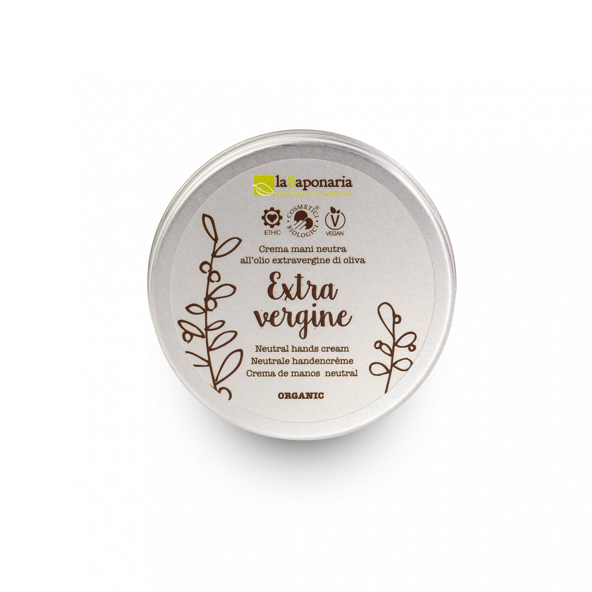 laSaponaria Krém na ruce s extra panenským olivovým olejem BIO, 60 ml