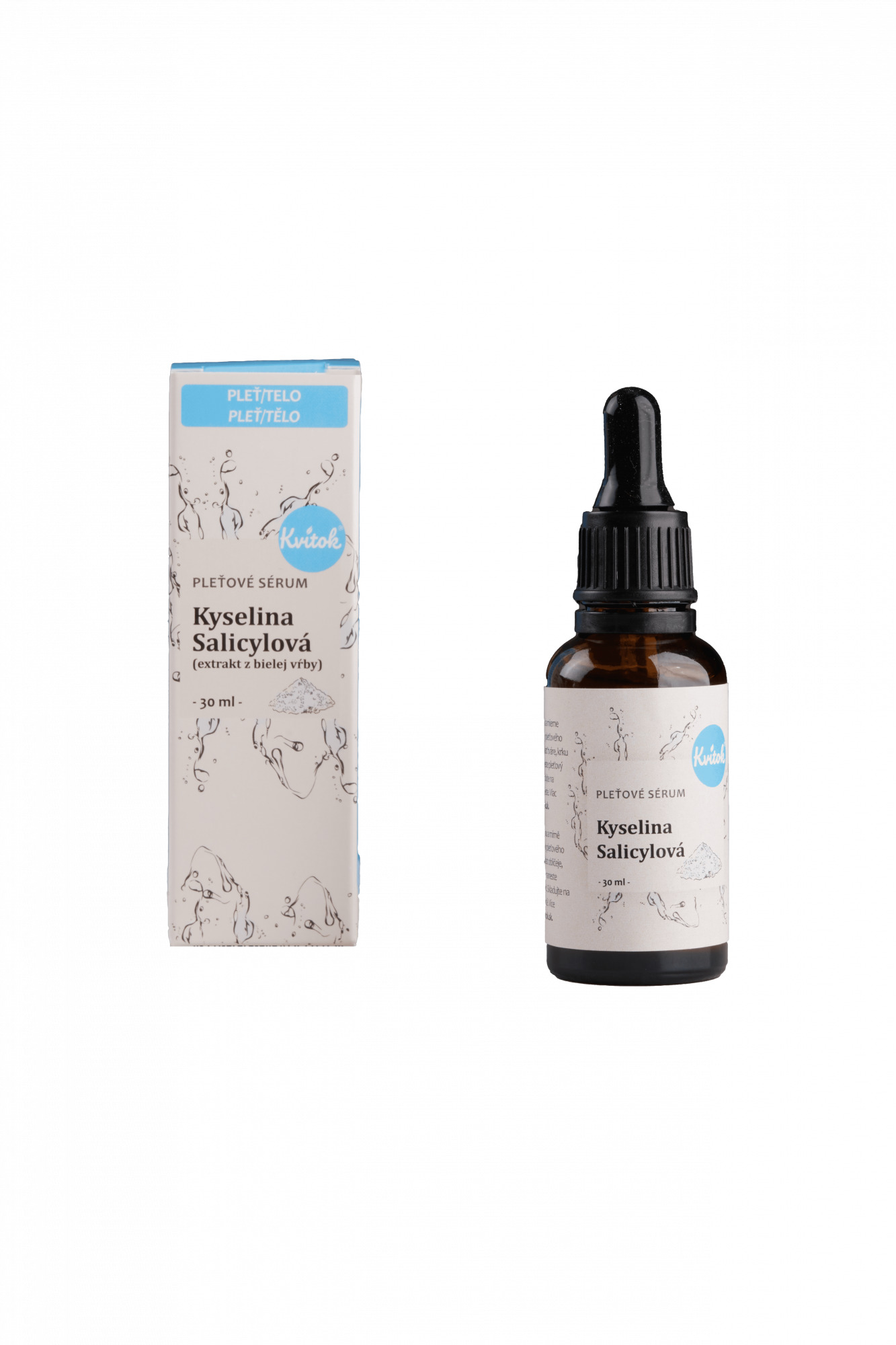 Kvitok Pleťové sérum Kyselina salicylová, 30 ml