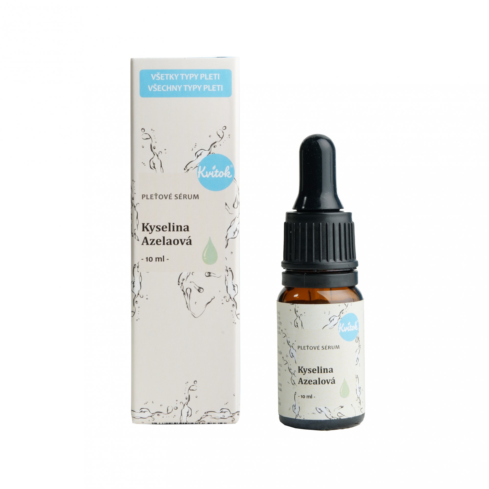 Kvitok Pleťové sérum Kyselina azelaová pro problematickou a aknózní pleť, 10 ml