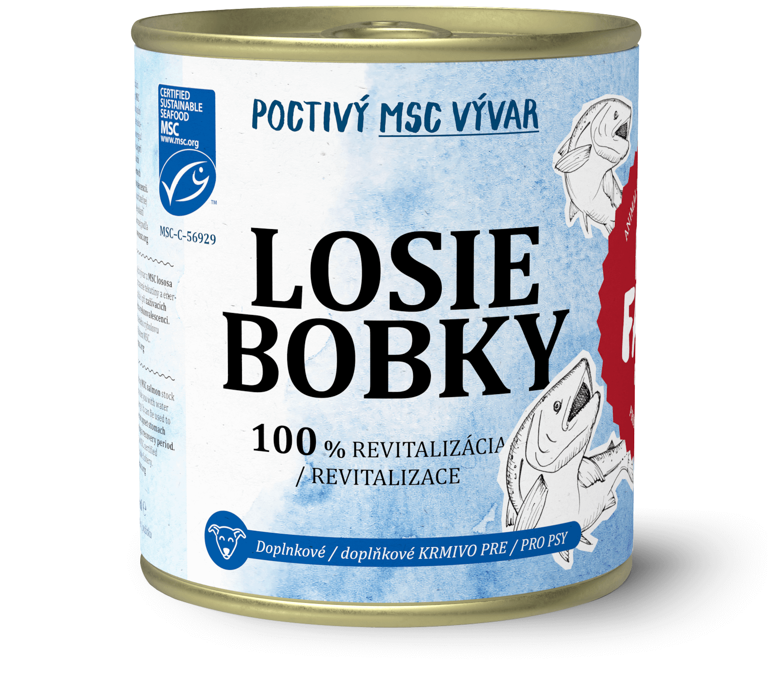 Pet Farm Family MSC Losie bobky vývar pro psy a kočky 270ml