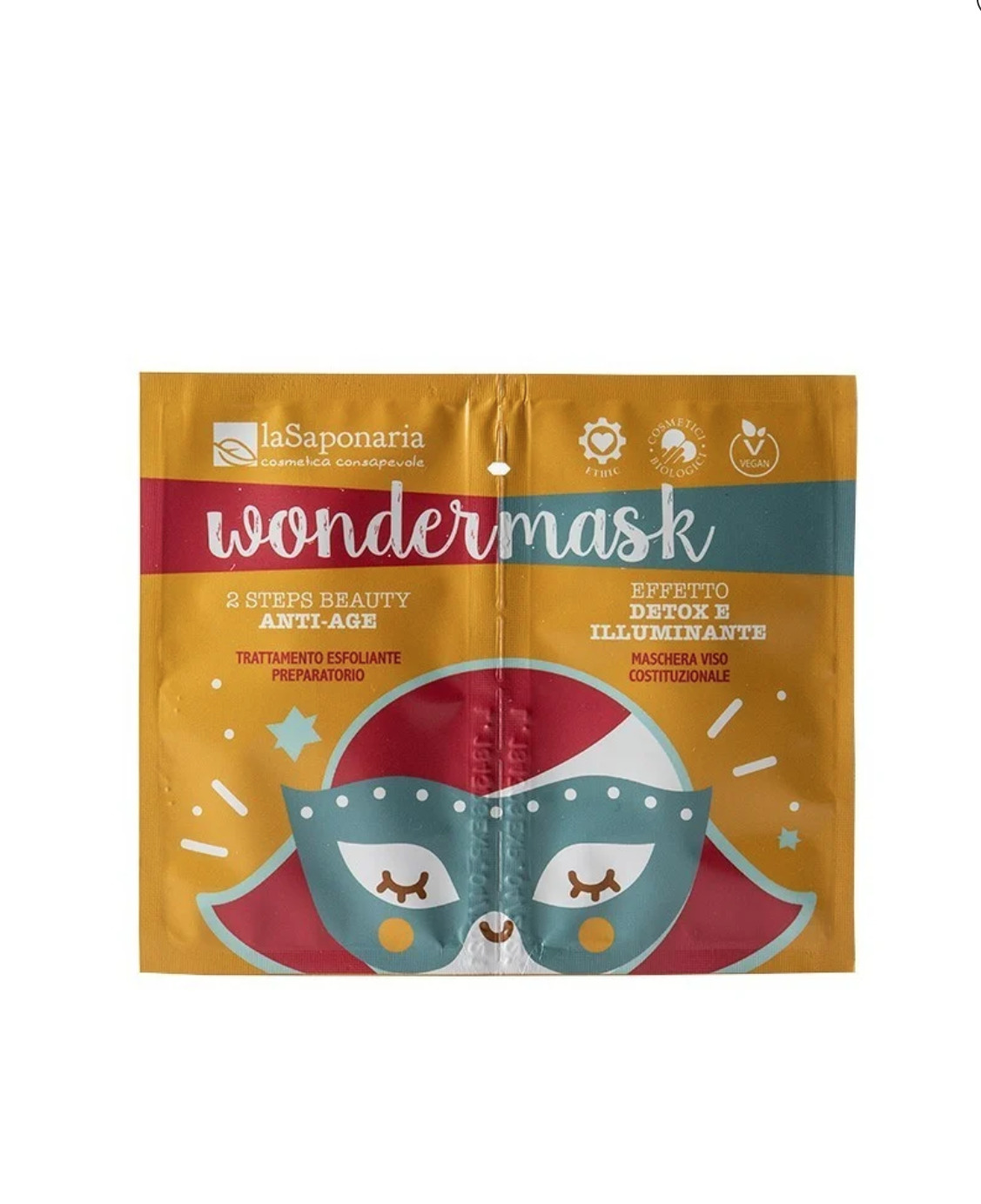 laSaponaria Dvoufázová pleťová maska proti stárnutí Wondermask, 8+5 ml
