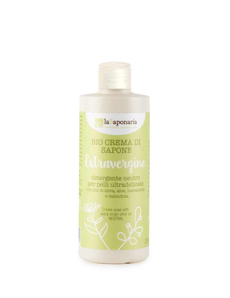 laSaponaria Sprchový gel s extra panenským olivovým olejem BIO, 200 ml