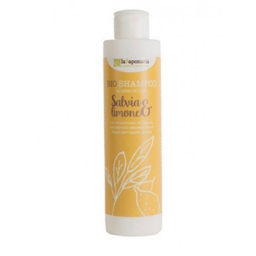 laSaponaria Šampon se šalvějí a citrónem BIO, 200 ml