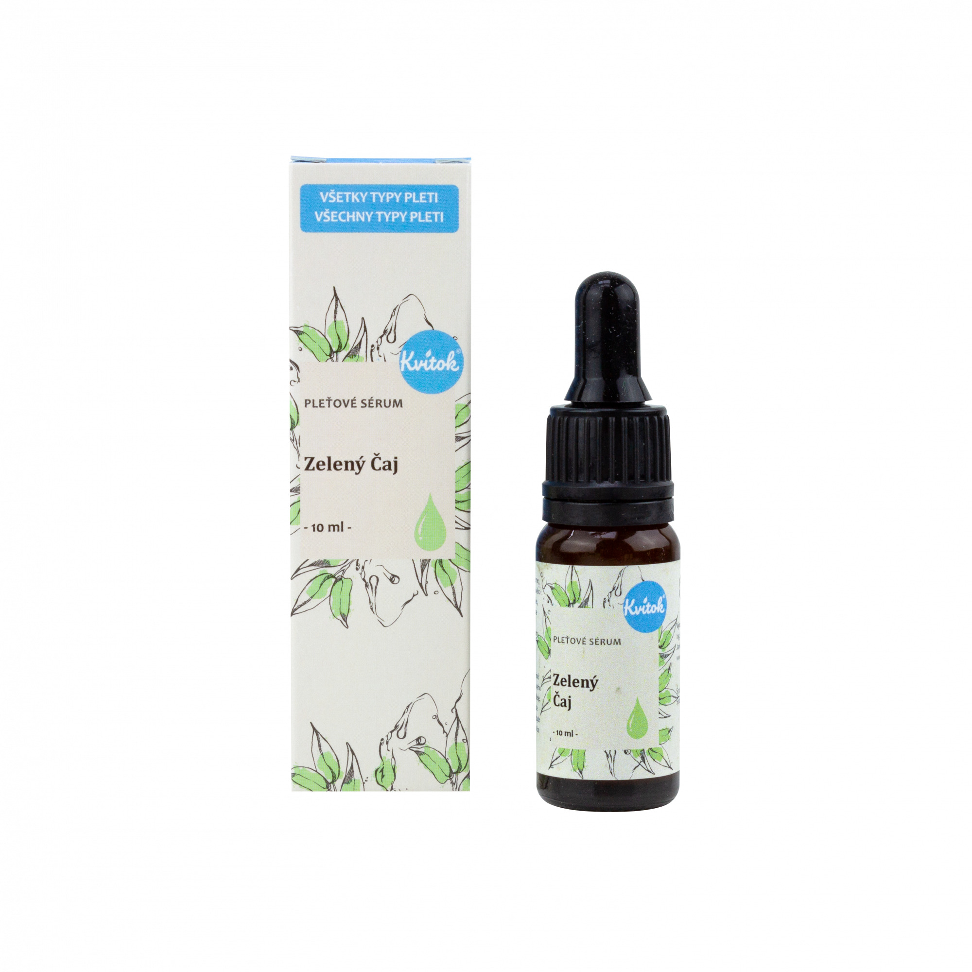 Kvitok Pleťové sérum Zelený čaj, 10 ml