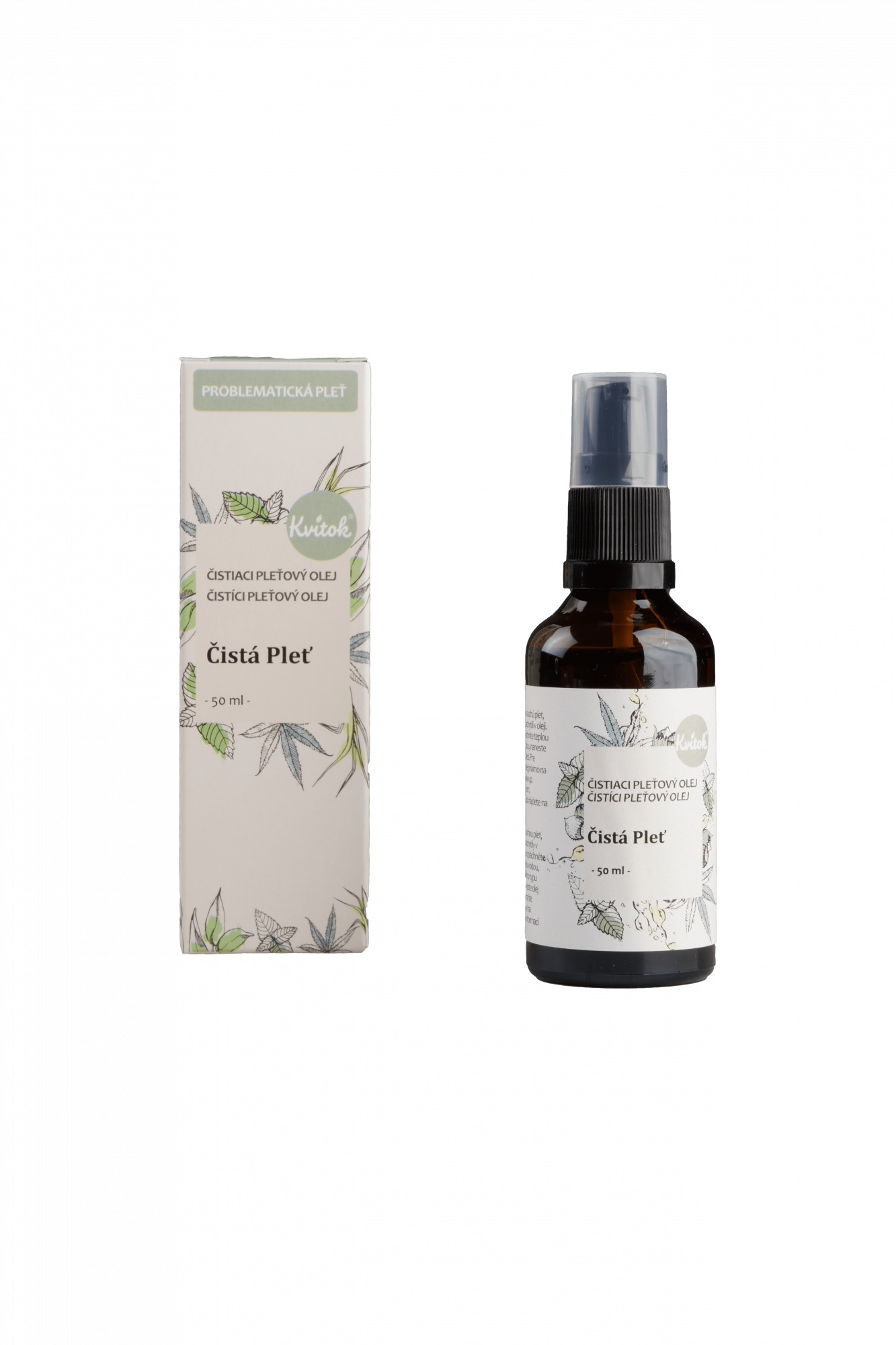 Kvitok Čisticí olej Čistá pleť pro problematickou pokožku 50 ml