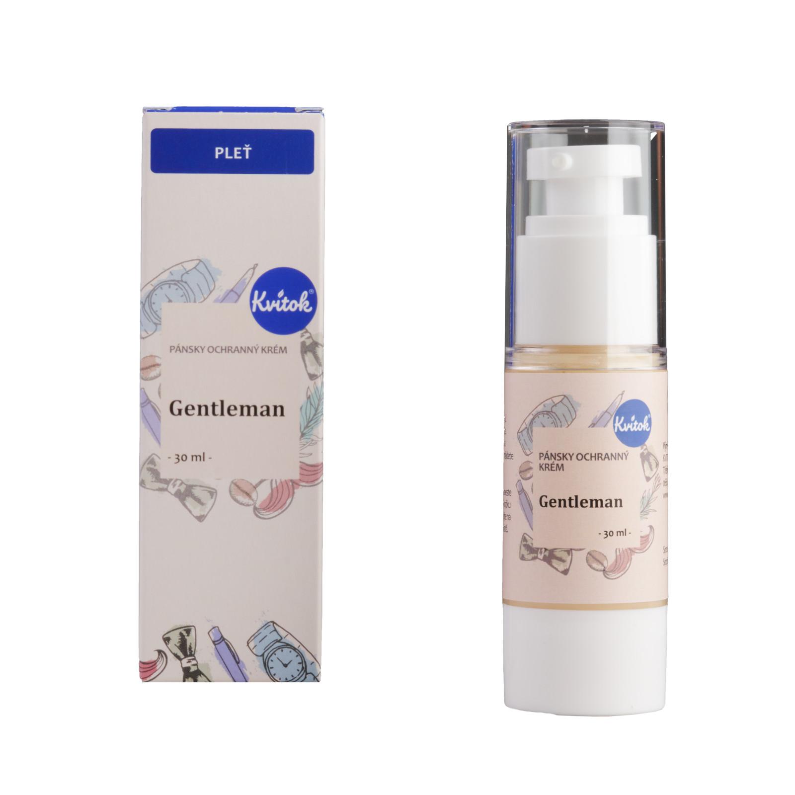Kvitok Pleťový krém pro muže Gentleman, 30 ml