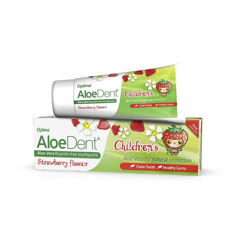 AloeDent dětská přírodní zubní pasta bez fluoridu 50 ml