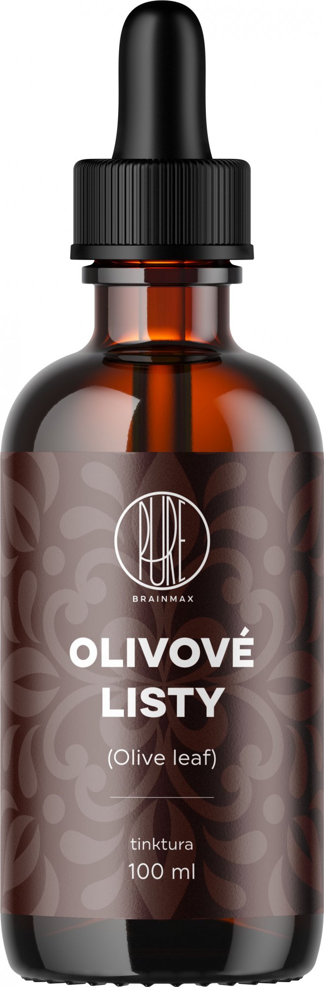 BrainMax Pure Olivové listy tinktura 1:3, 100 ml
