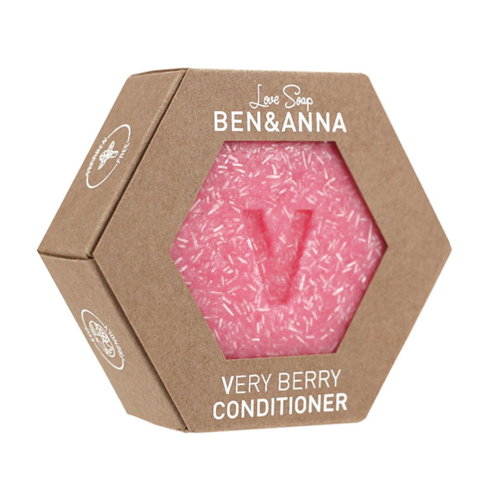Ben & Anna Tuhý kondicionér pro ochranu a lesk - Lesní plody, 60 g