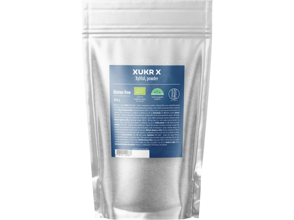 BrainMax Pure Xukr X, xylitol, BIO, 1000 g