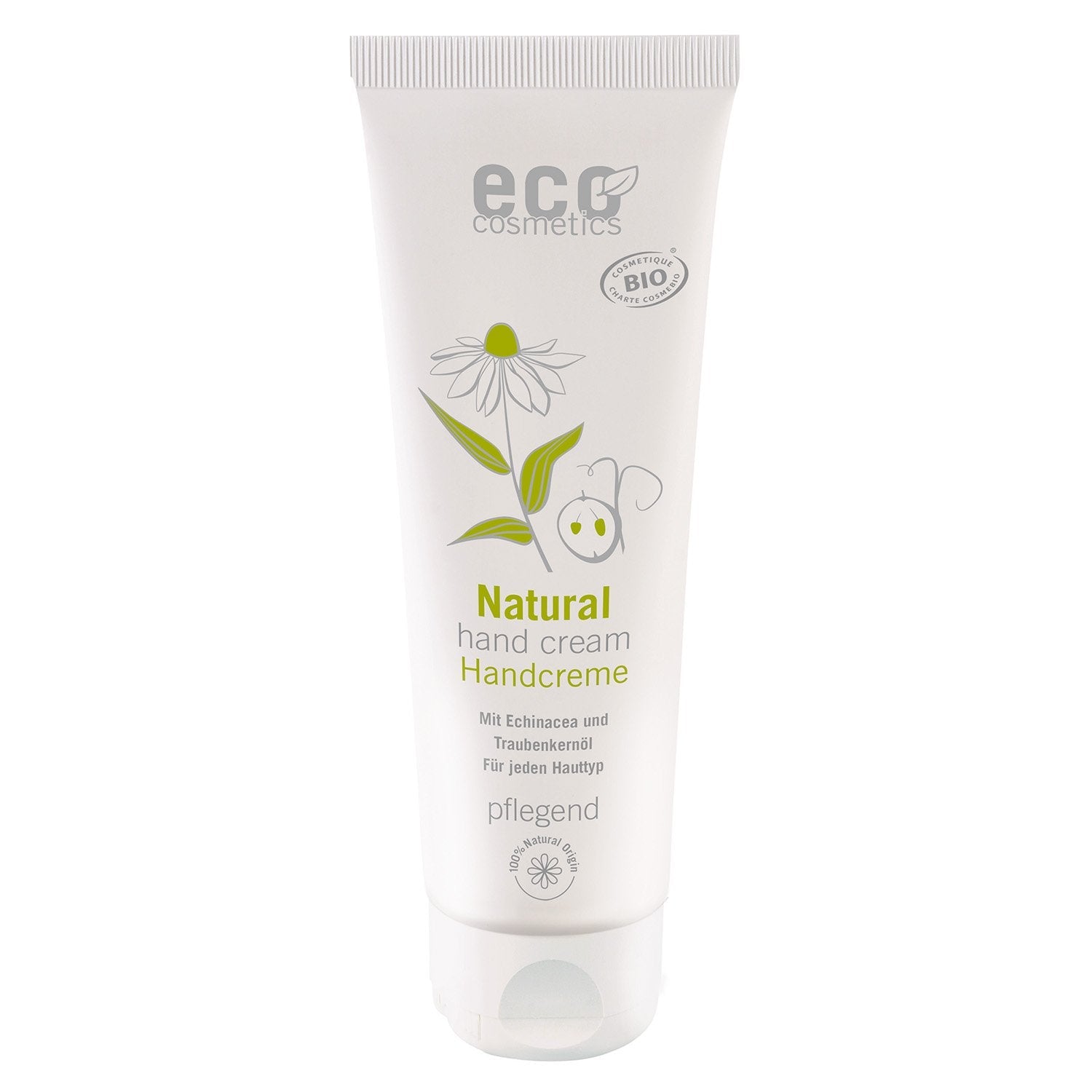 Eco Cosmetics Krém na ruce BIO - s echinaceou a hroznovým olejem, 125 ml