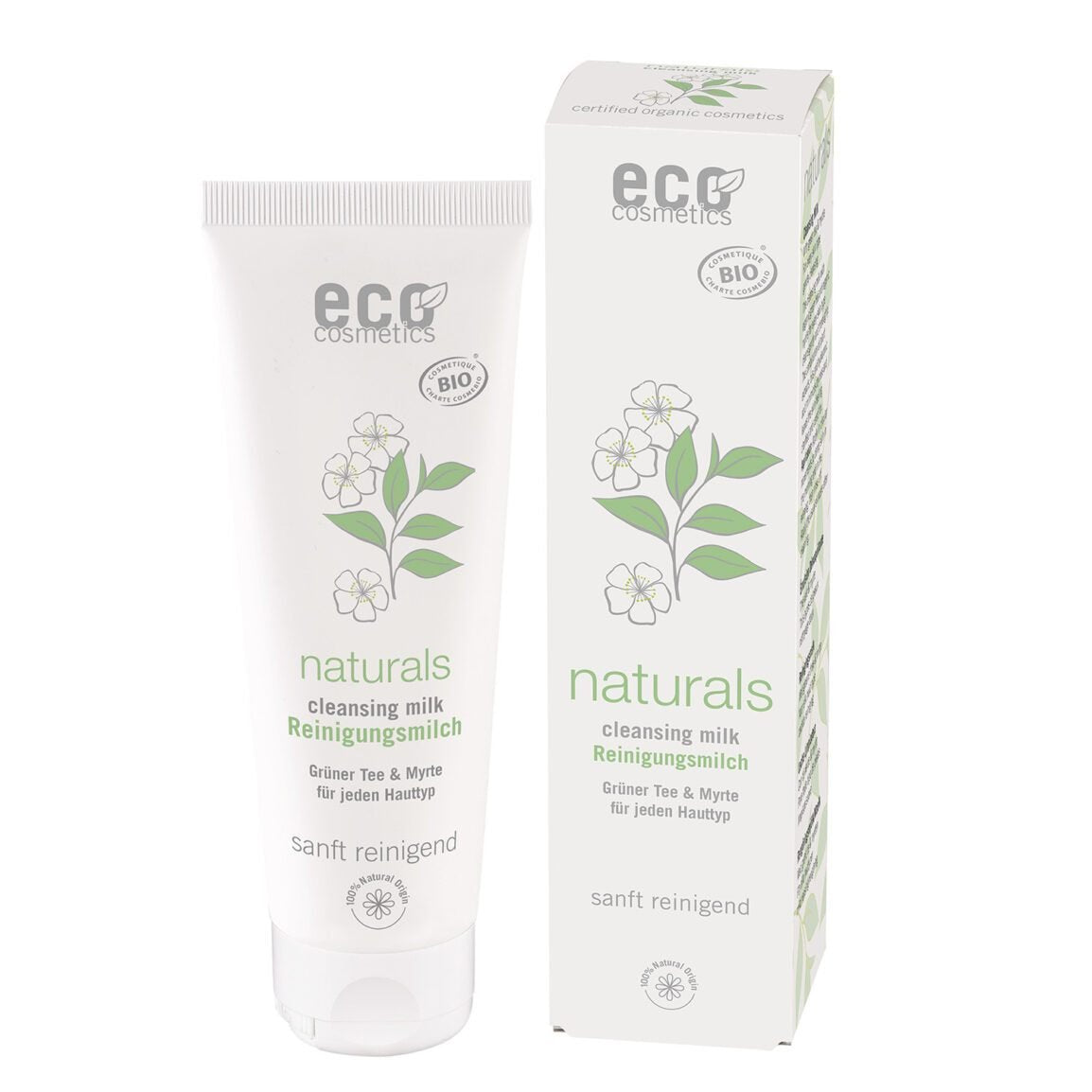Eco Cosmetics Čistící mléko 3v1- odstraní i voděodolný make-up, 125 ml