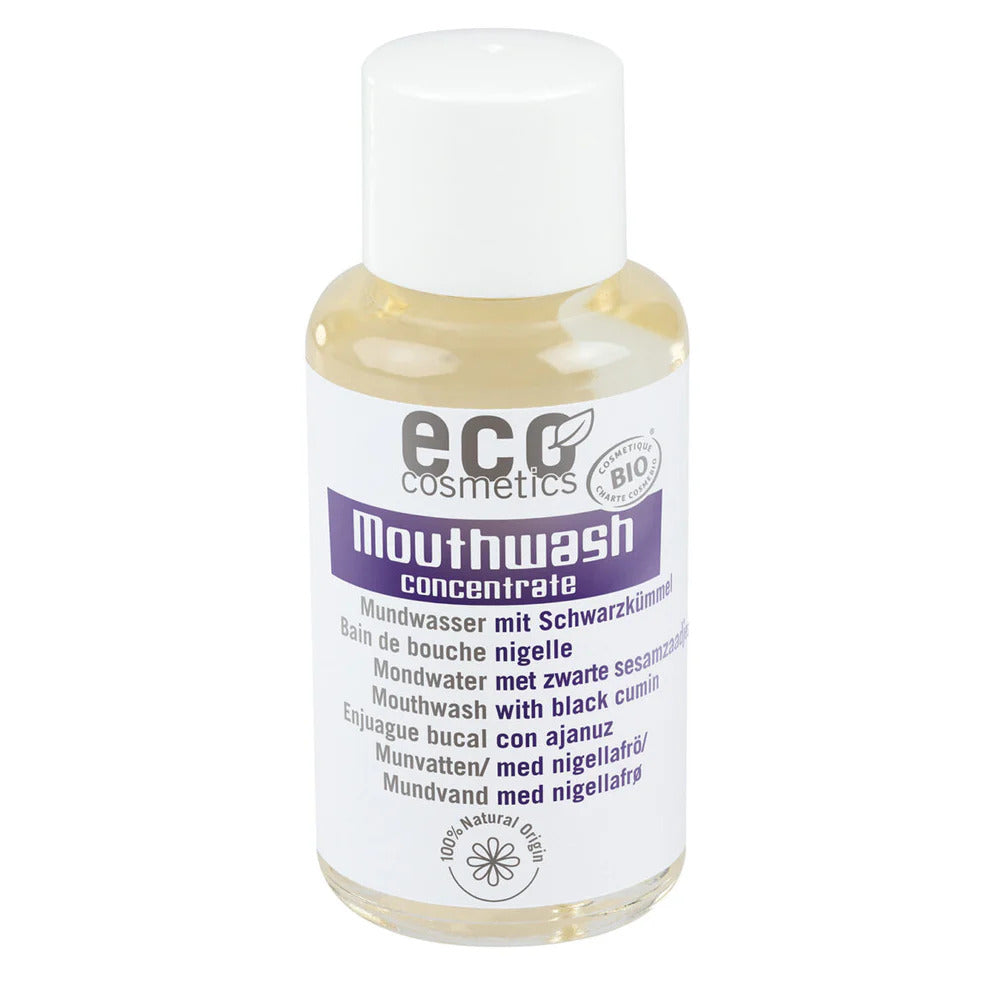 Eco Cosmetics Ústní voda s černuchou BIO - s výtažky ze šalvěje a echinacey, 50 ml