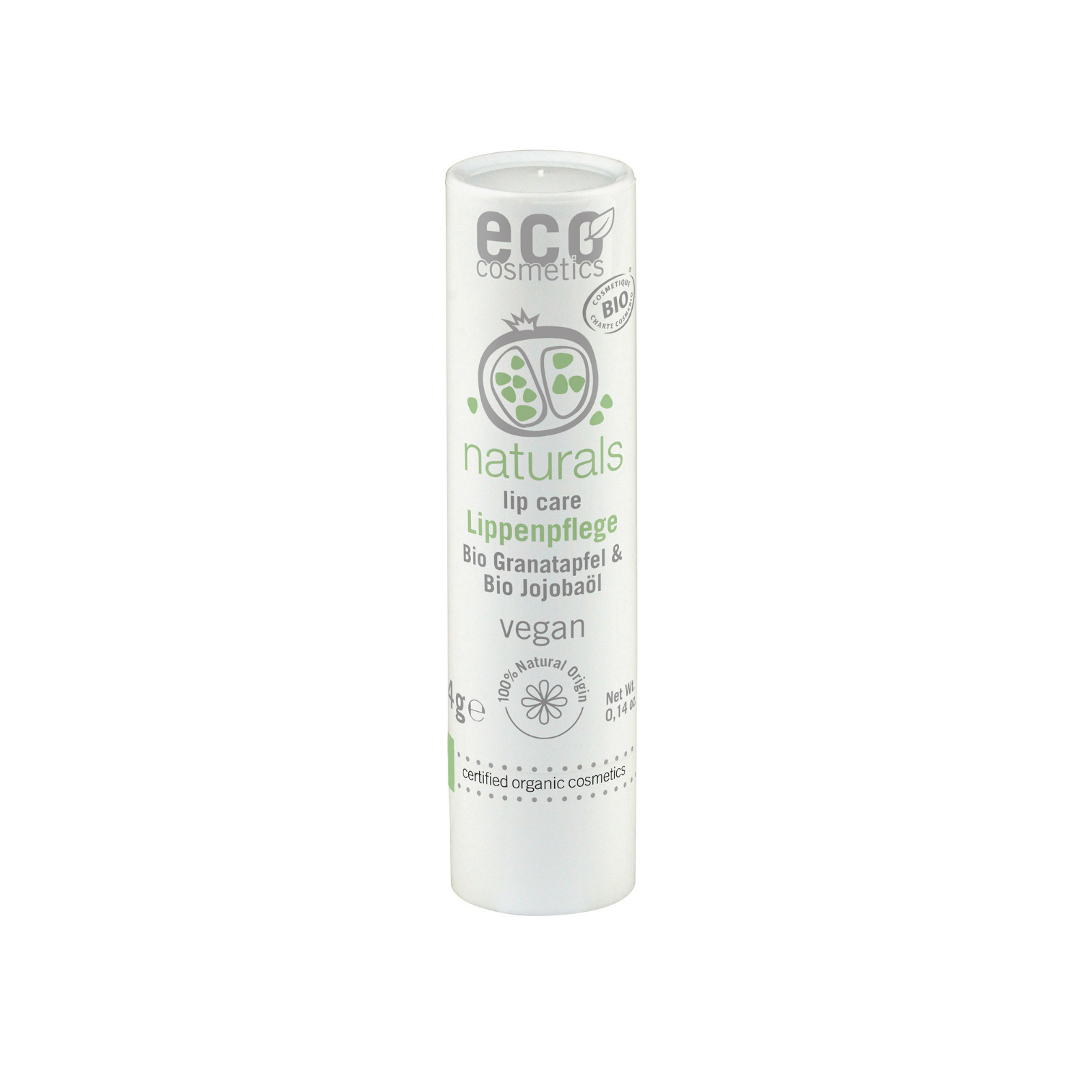 Eco Cosmetics Balzám na rty BIO - s granátovým jablkem, 4 g