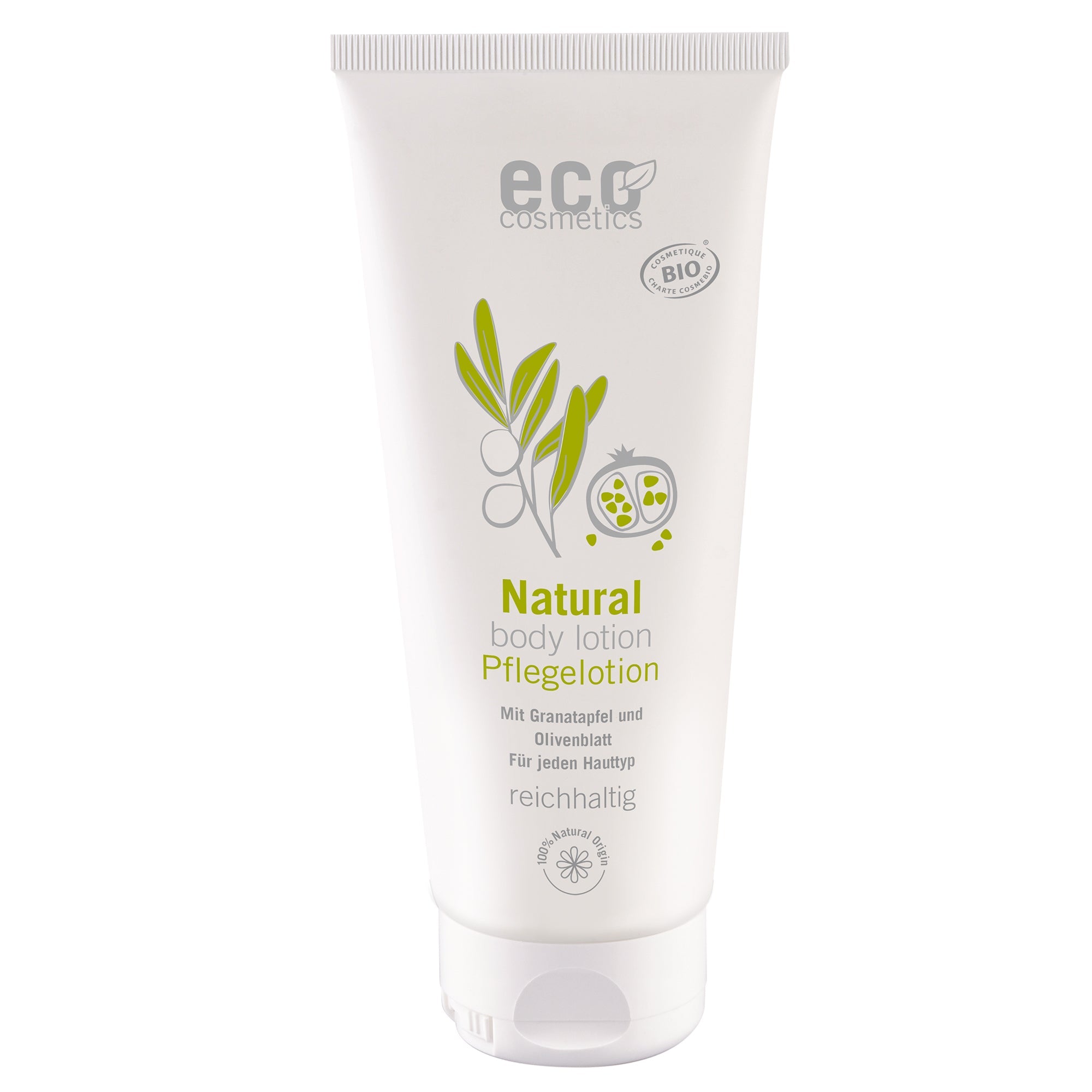 Eco Cosmetics Regener. tělové mléko BIO - s olivový olejem a granát. jablkem, 200 ml
