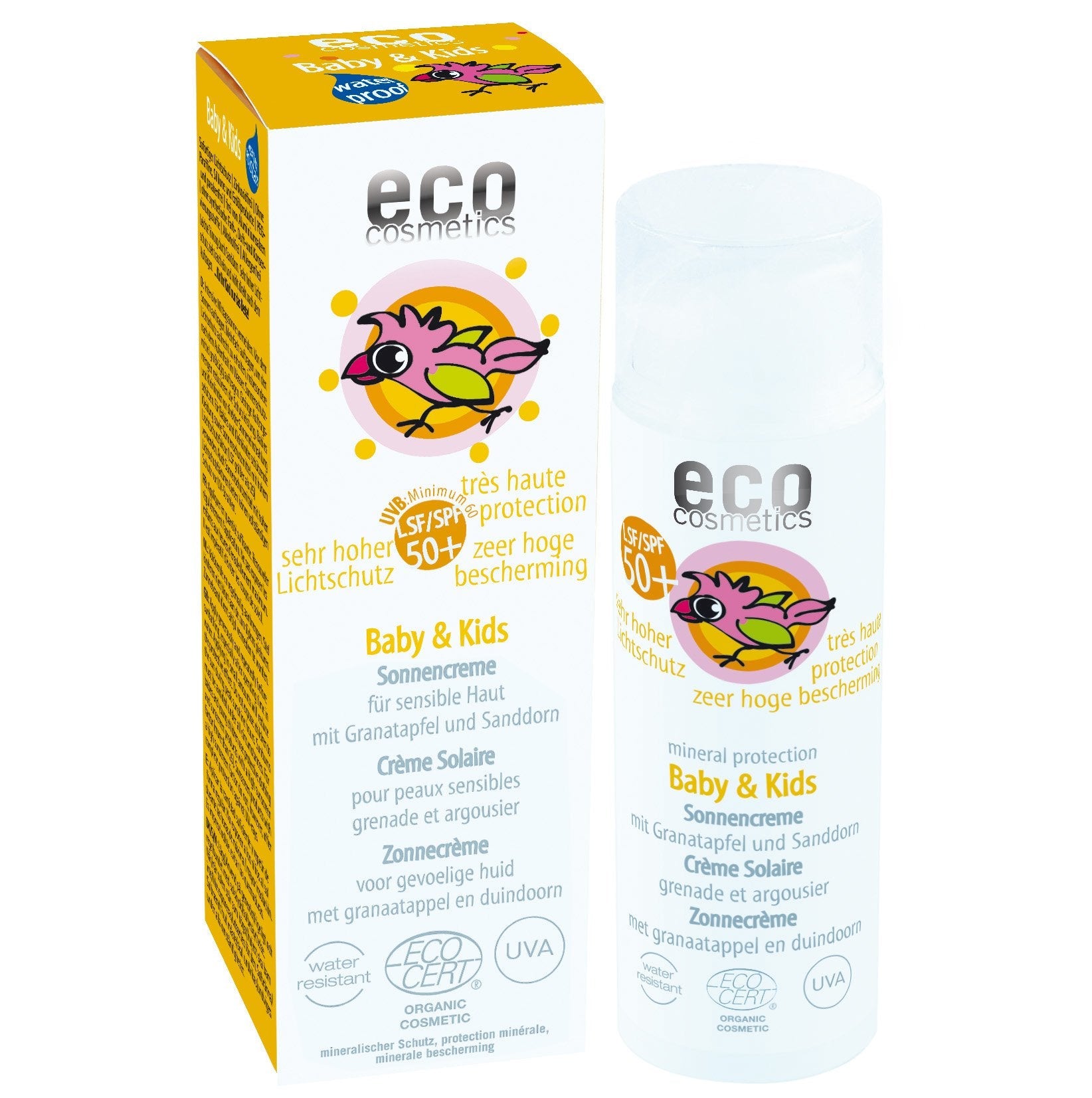 Eco Cosmetics Baby Dětský opalovací krém SPF 50+ BIO, 50 ml