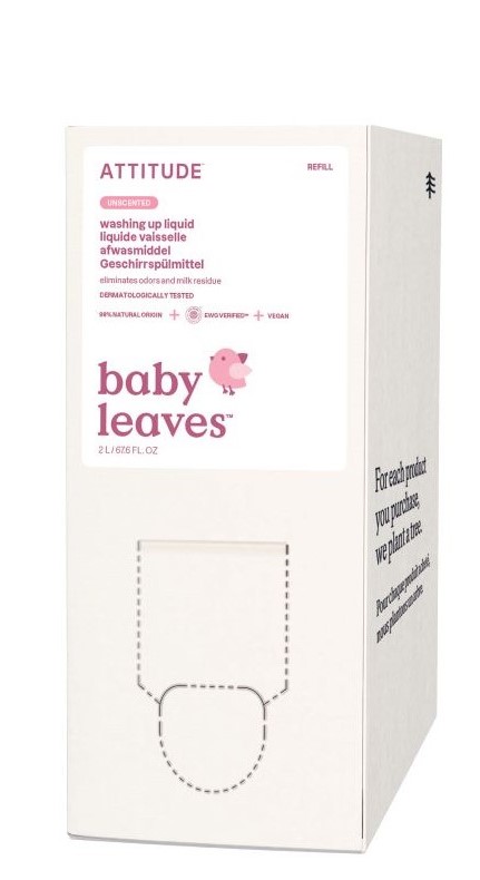 ATTITUDE Prostředek na mytí dětského nádobí a lahviček, 2l