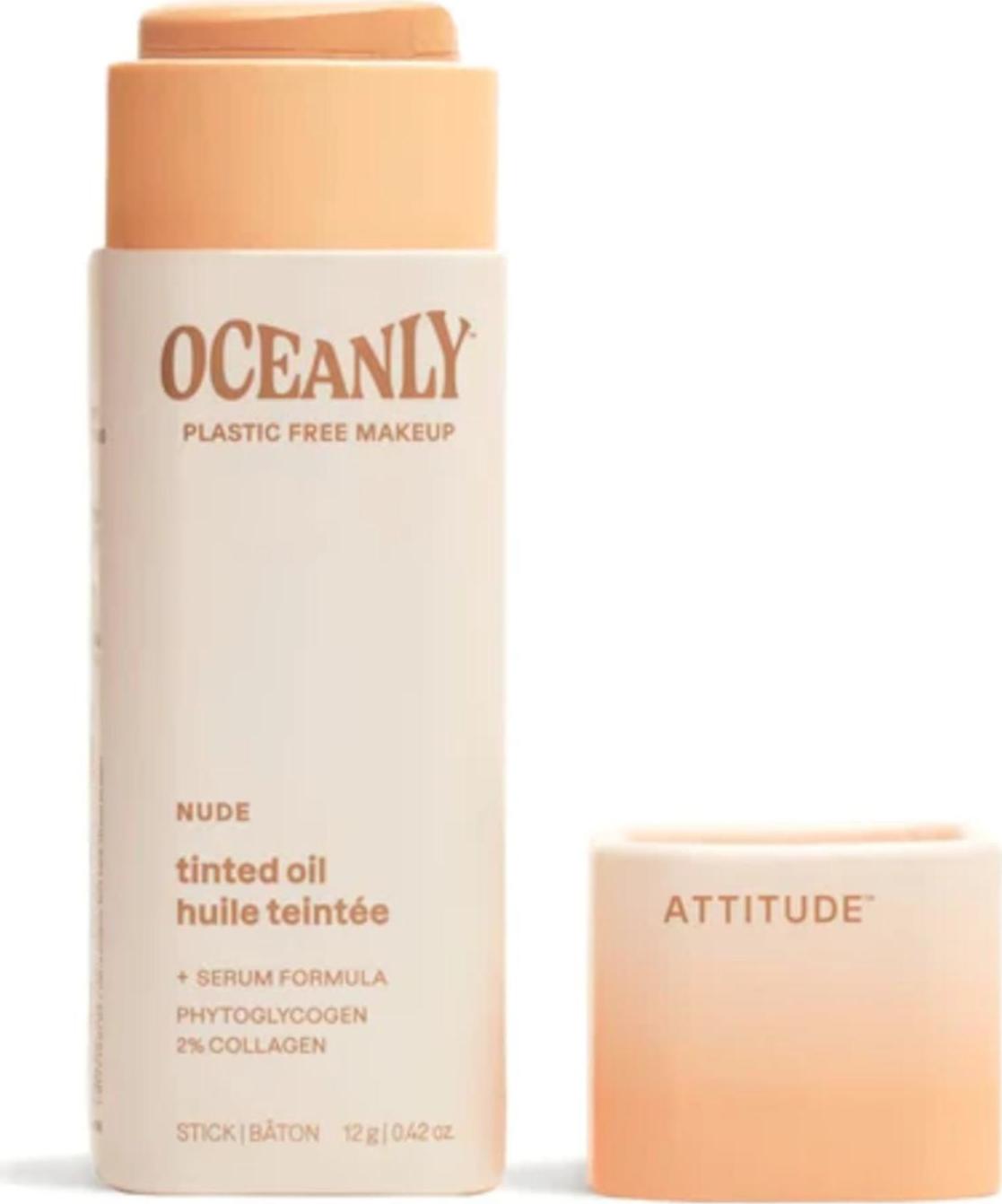 ATTITUDE Tuhé tónující olejové sérum Oceanly – Nude, 12 g
