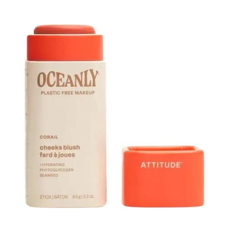 ATTITUDE Tuhá krémová tvářenka Oceanly – Corail, 8,5 g