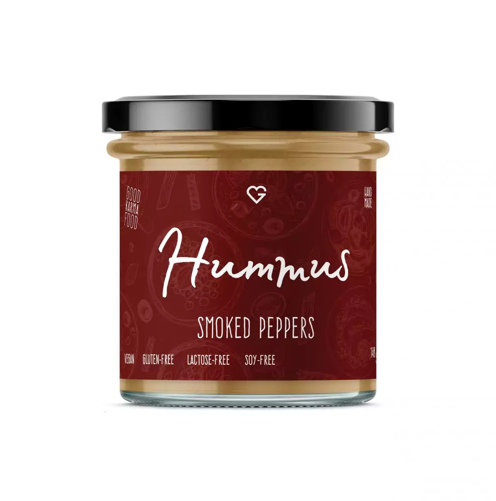 GOODIE Hummus uzená paprika - Smoked Peppers 140 g