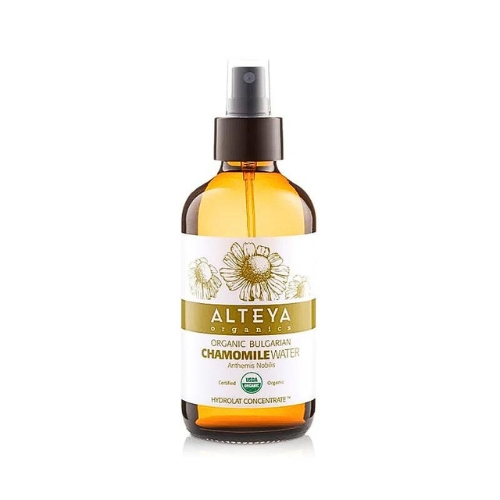 Alteya Organics Heřmánková voda na pleť a tělo se sprejem ve skle Alteya Organics, 240 ml