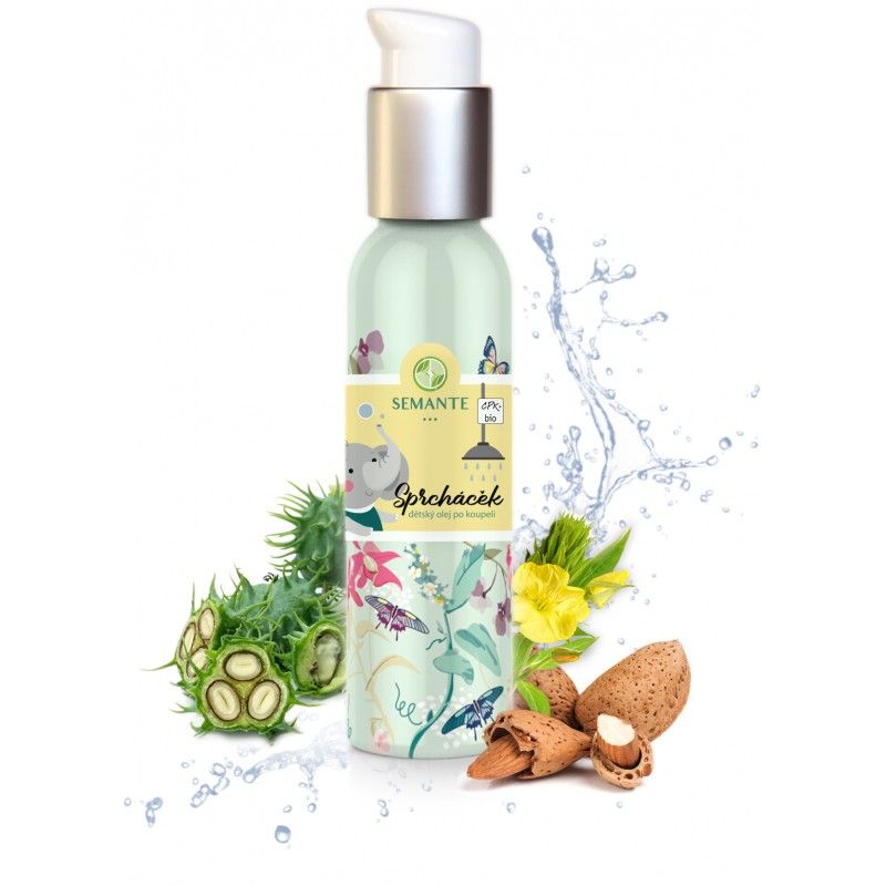 Semante Dětský jemný olej po koupeli Sprcháček BIO, 100ml