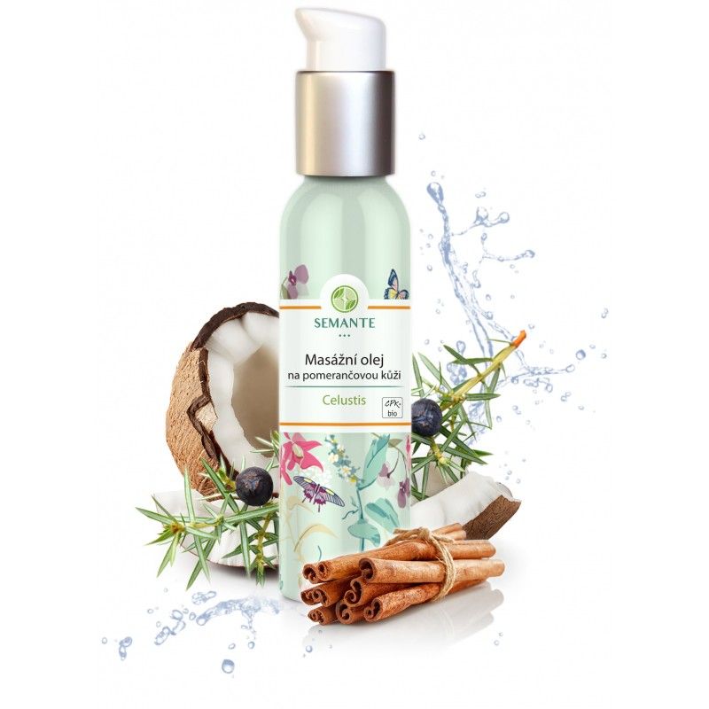 Semante Masážní olej na pomerančovou kůži Celustis BIO, 100ml