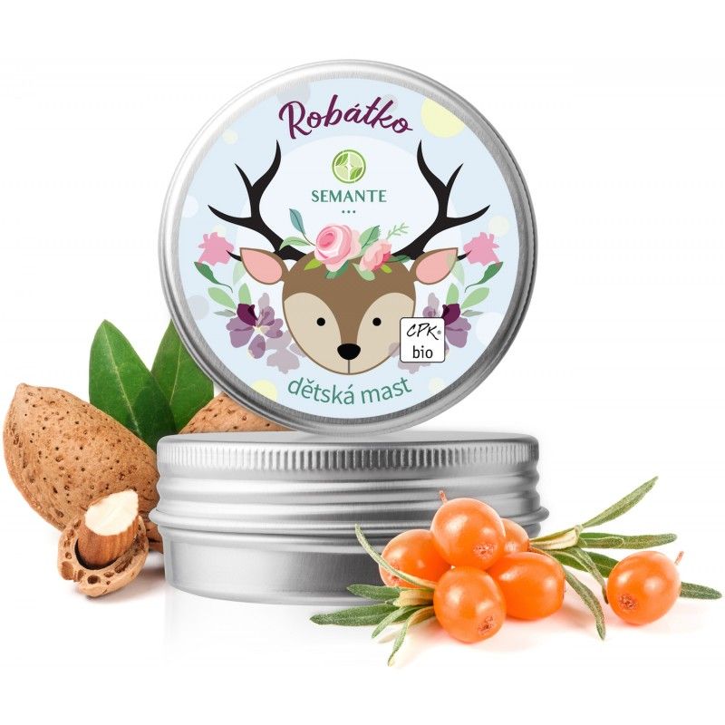 Semante Dětská zklidňující mast s rakytníkem Robátko BIO, 50 ml