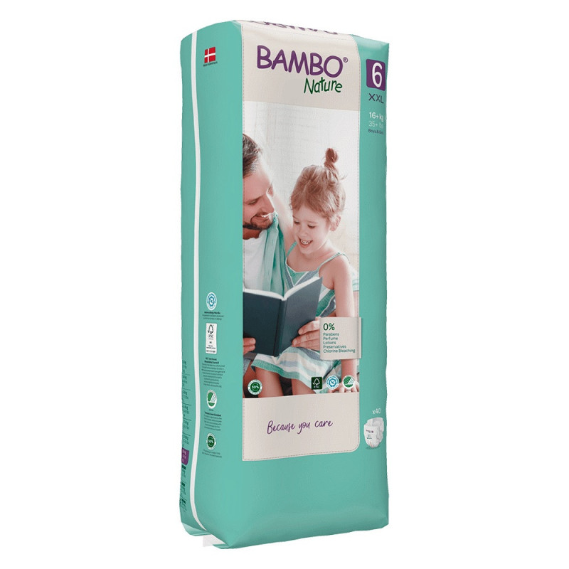 Abena Bambo Nature 6 XXL od 16kg (40ks)