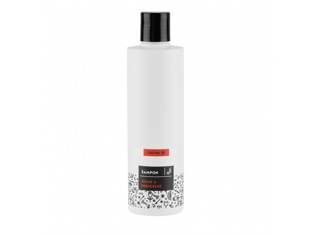 CALTHA Tekutý šampon na suché a poškozené vlasy / bezový květ, šípek Objem: 1000 ml