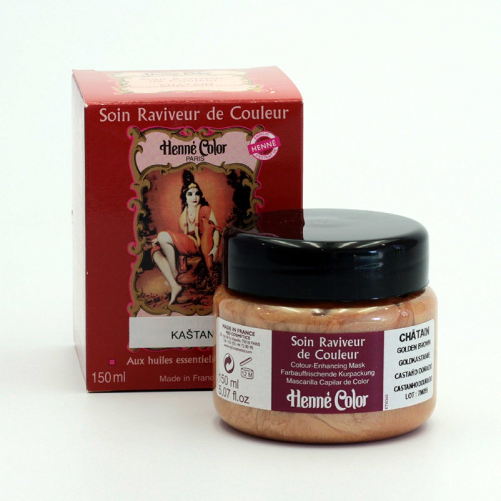 Henné Color Maska na vlasy Kaštanová, 150ml