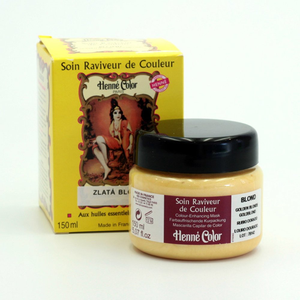 Henné Color Maska na vlasy Zlatá blond, 150ml